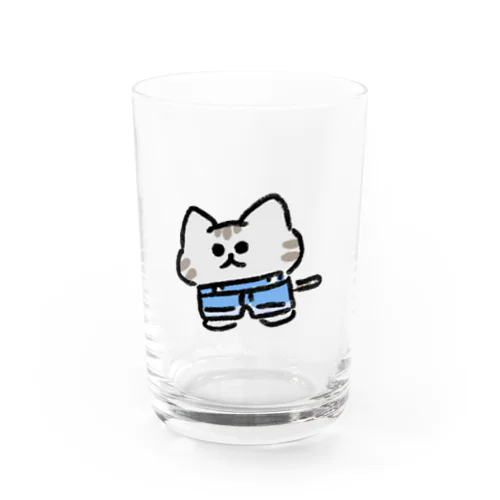 ジーパンねこ Water Glass