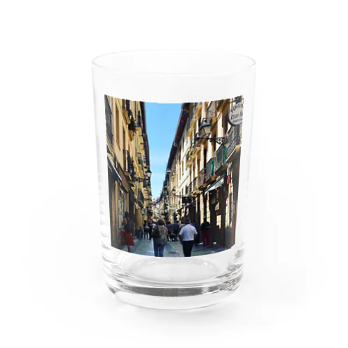 バスクのバル　風景 Water Glass