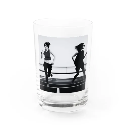 stoic girls Water Glass