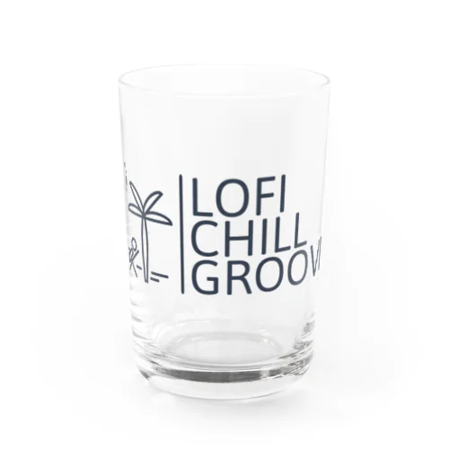 Lofi Chill Grooves Water Glass