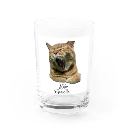 猫ごじら Water Glass