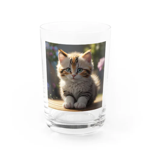 愛くるしい猫目線 Water Glass