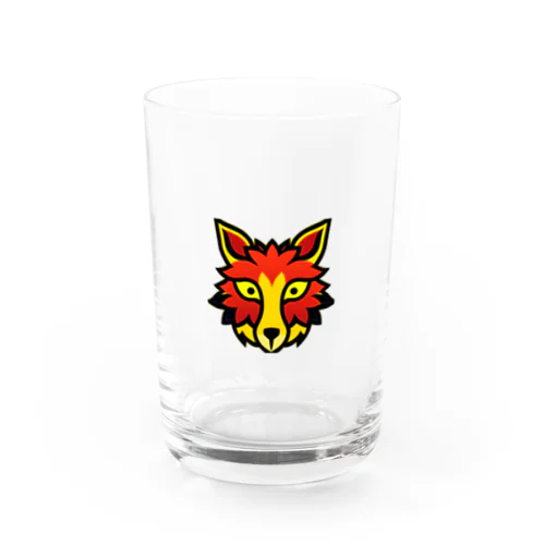 紅葉眼のキツネT Water Glass