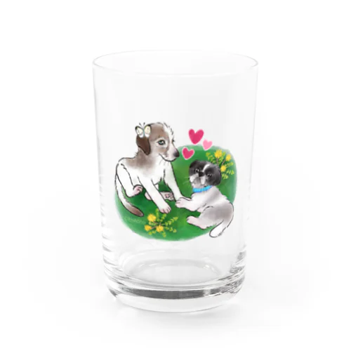 大好きなお友達♪ Water Glass