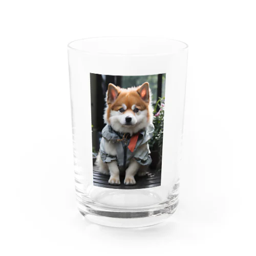 おしゃれな犬 Water Glass