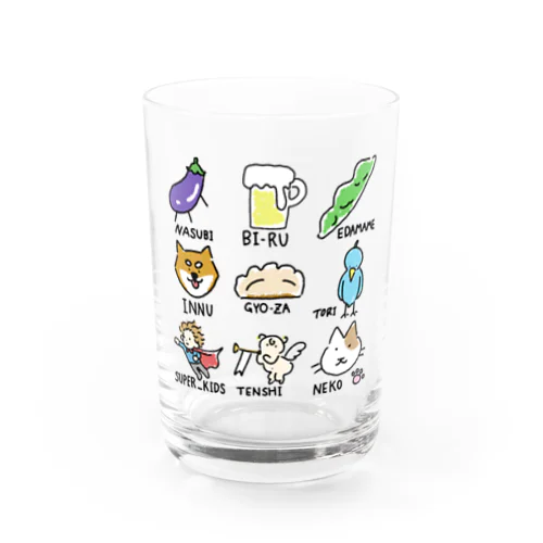 All STARs【FAMILY_HOLIDAYs 】 Water Glass