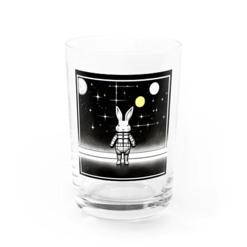 宇宙のうさぎ Water Glass