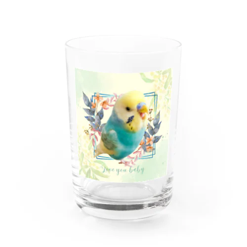 ハレルヤおちび　グリーン Water Glass