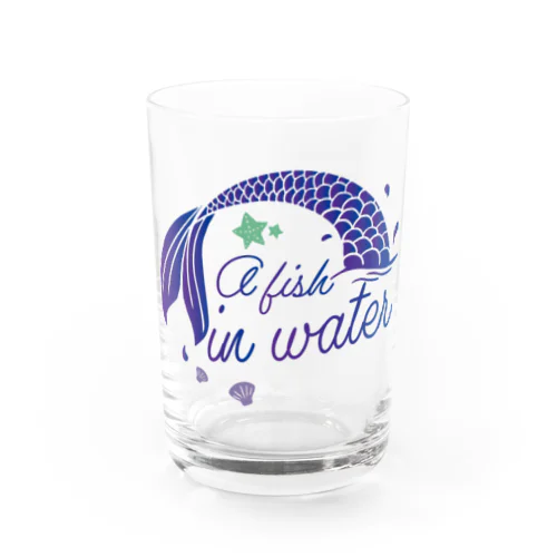 人魚のマーク Water Glass