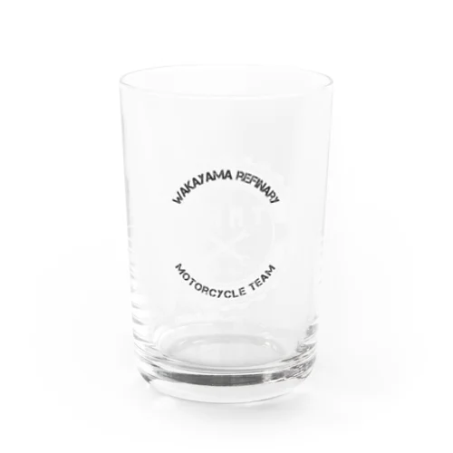 WRMT WHITE LOGO Water Glass