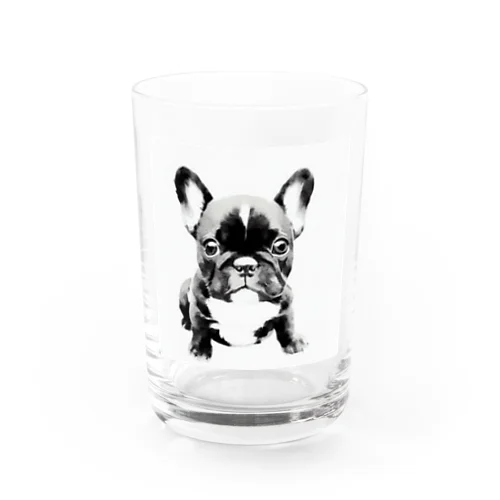 フレンチブルドックの仔犬グッズ Water Glass