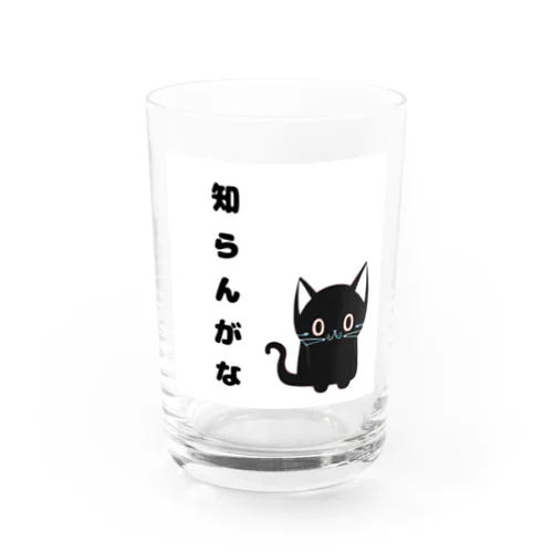 🐾黒猫マロンの関西弁•名言🐾 Water Glass