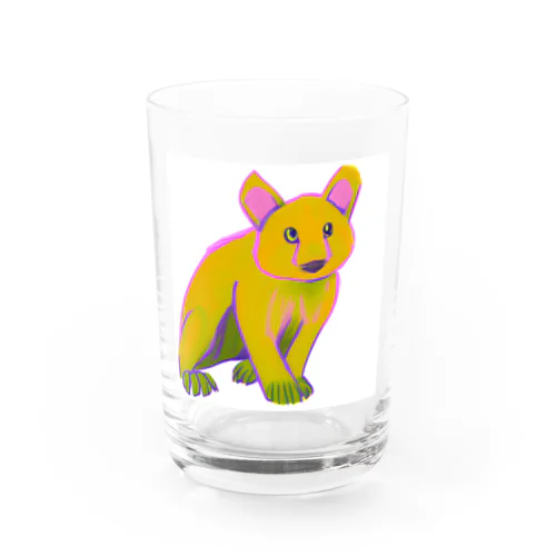 クマ？うさぎ？ライオン？ Water Glass