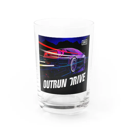 OUTRUN DRIVE Water Glass