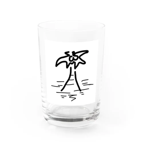 ヤシの木 Water Glass