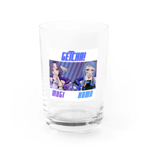 むぎくまGETCHA!グッズ Water Glass