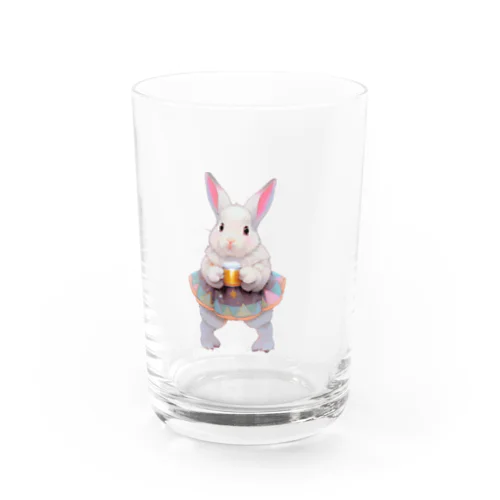 一途なラビちゃん Water Glass