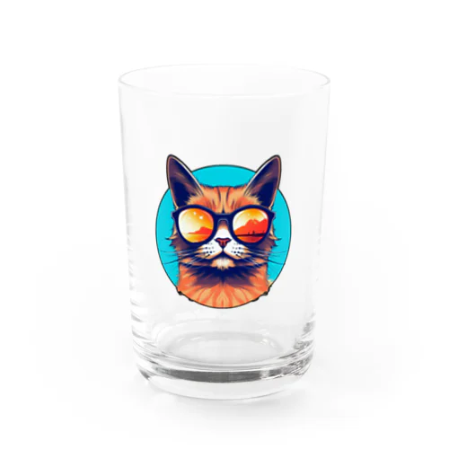 ヴィンテージ猫 グラス