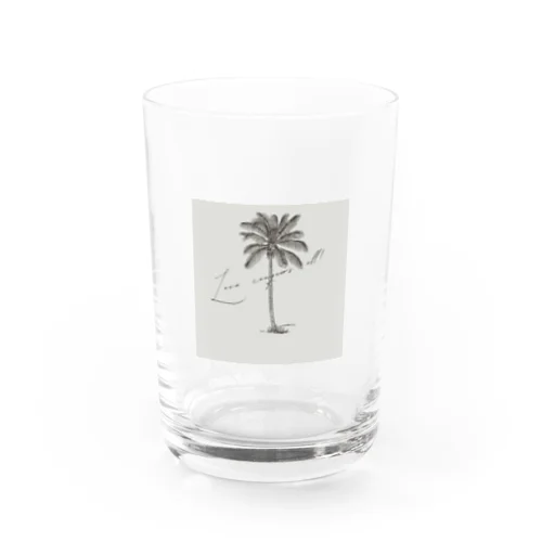 Palm tree.*･ﾟ Water Glass