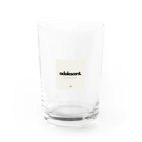adolescentロゴグッズ  Water Glass