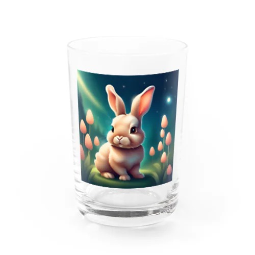 可愛いうさぎのイラストグッズ Water Glass