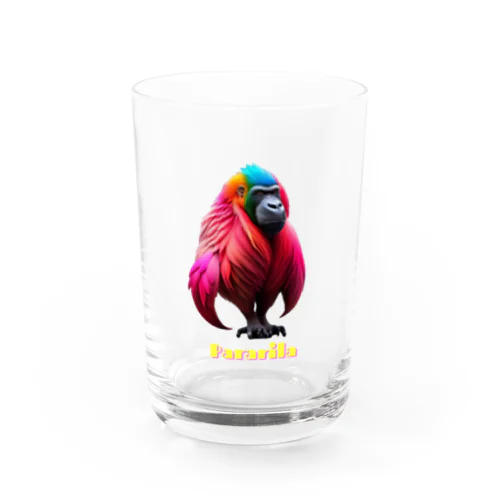 Pararila(パラリラ)：オウムとゴリラの魅力的なコラボ Water Glass