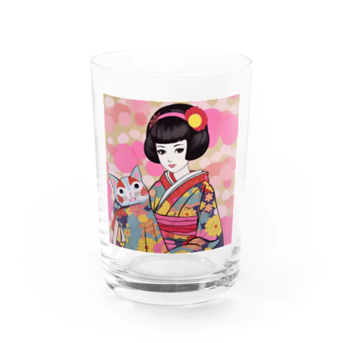 着物ガール  Water Glass