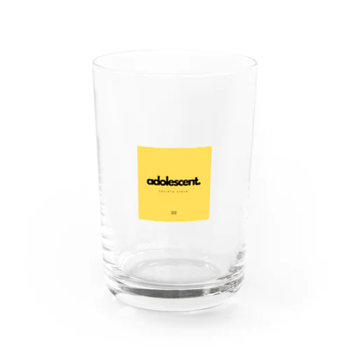 adolescentロゴグッズ Water Glass