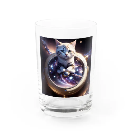 猫と宇宙の時計 Water Glass