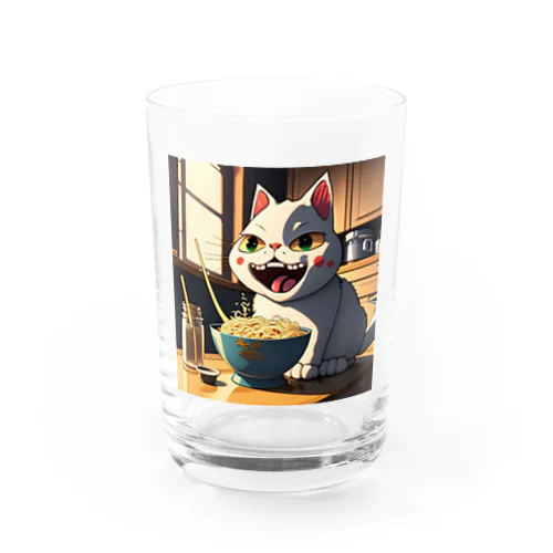 ラーメン大好き猫 Water Glass