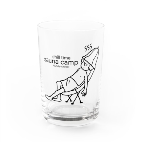 サウナキャンプ君 Water Glass