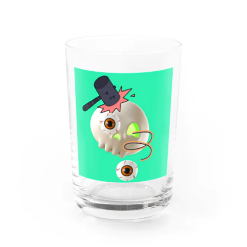 ドクロちゃん Water Glass