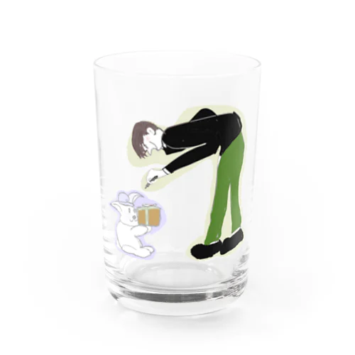 はいたつ ごくろう、 うさぎ Water Glass