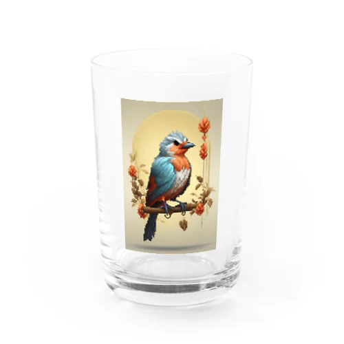 ドット鳥 グッズ Water Glass