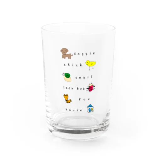 はじめてのおえかき Water Glass