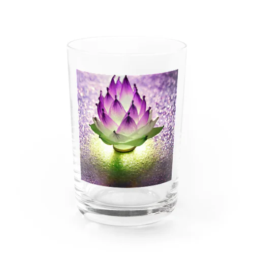 紫の蓮 Water Glass