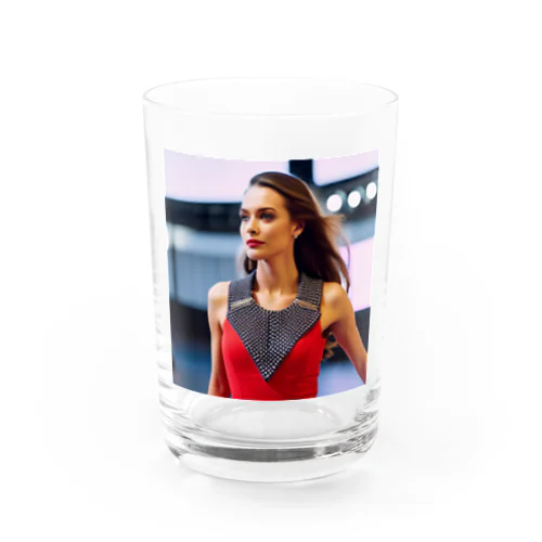 ランウェイ美女 Water Glass