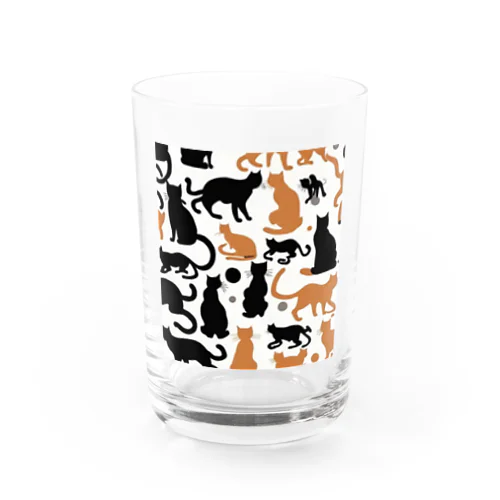 ねこねこねこ Water Glass