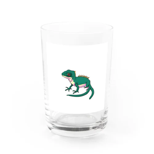 かっこいいトカゲ Water Glass