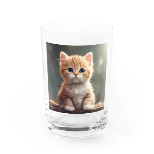 キュートな子猫 Water Glass