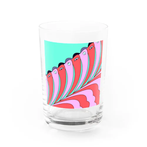 カラフラミンゴ グラス