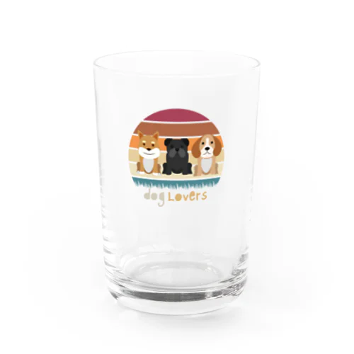 dog lovers Water Glass