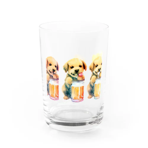 ビール好きの犬 Water Glass