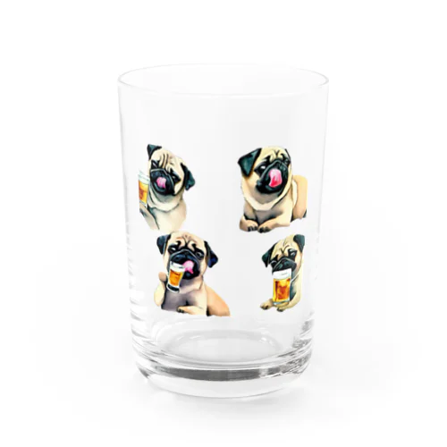 ビール好きの犬 Water Glass