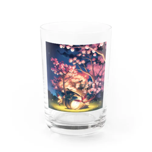 羽化中のサクラ樹 Water Glass