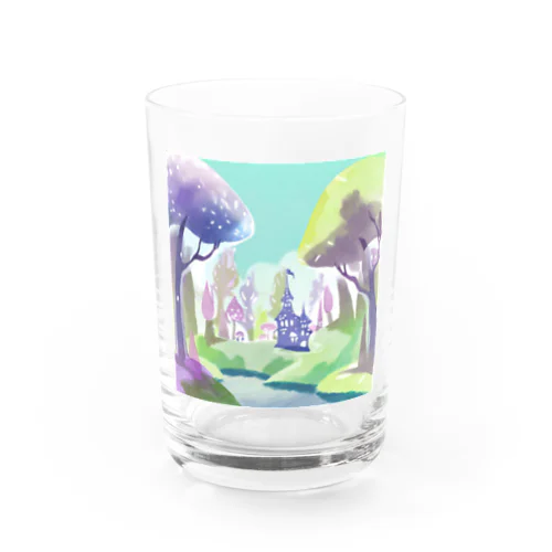 森のイラストグッズ Water Glass