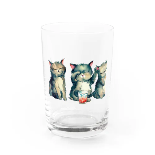 ベリー酎ハイと猫 Water Glass