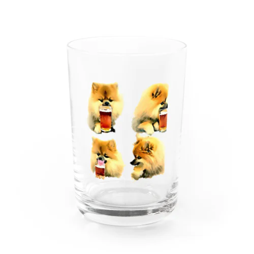 ビール好きの犬 Water Glass