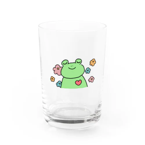 愛と癒しのかえるくん Water Glass