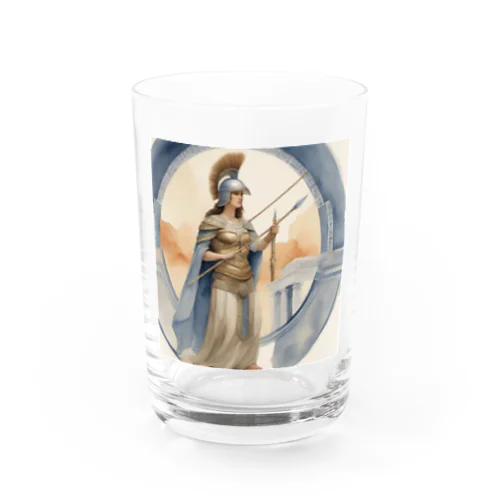 ギリシャ神話風アテナ Water Glass